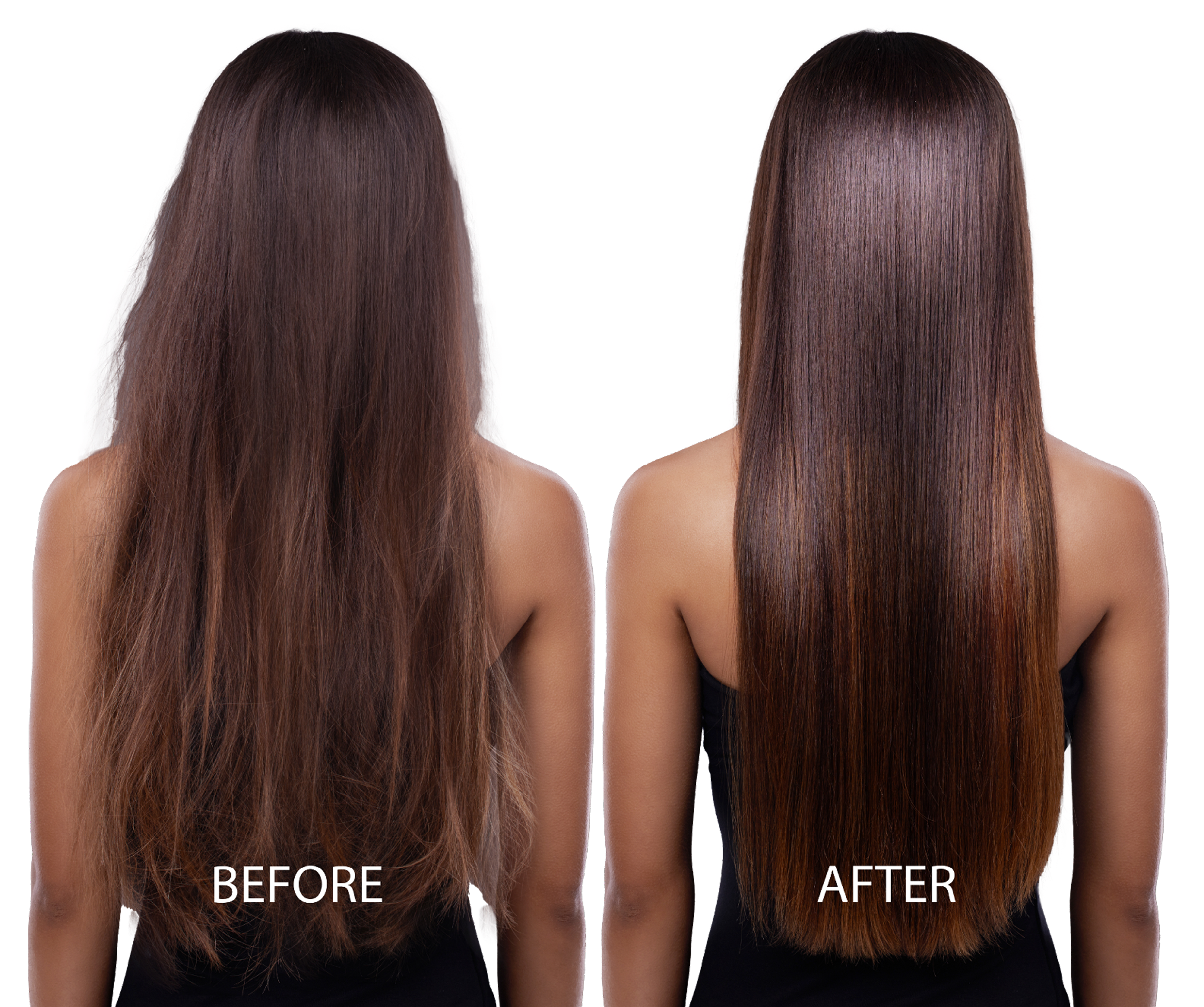 Before and After Hair